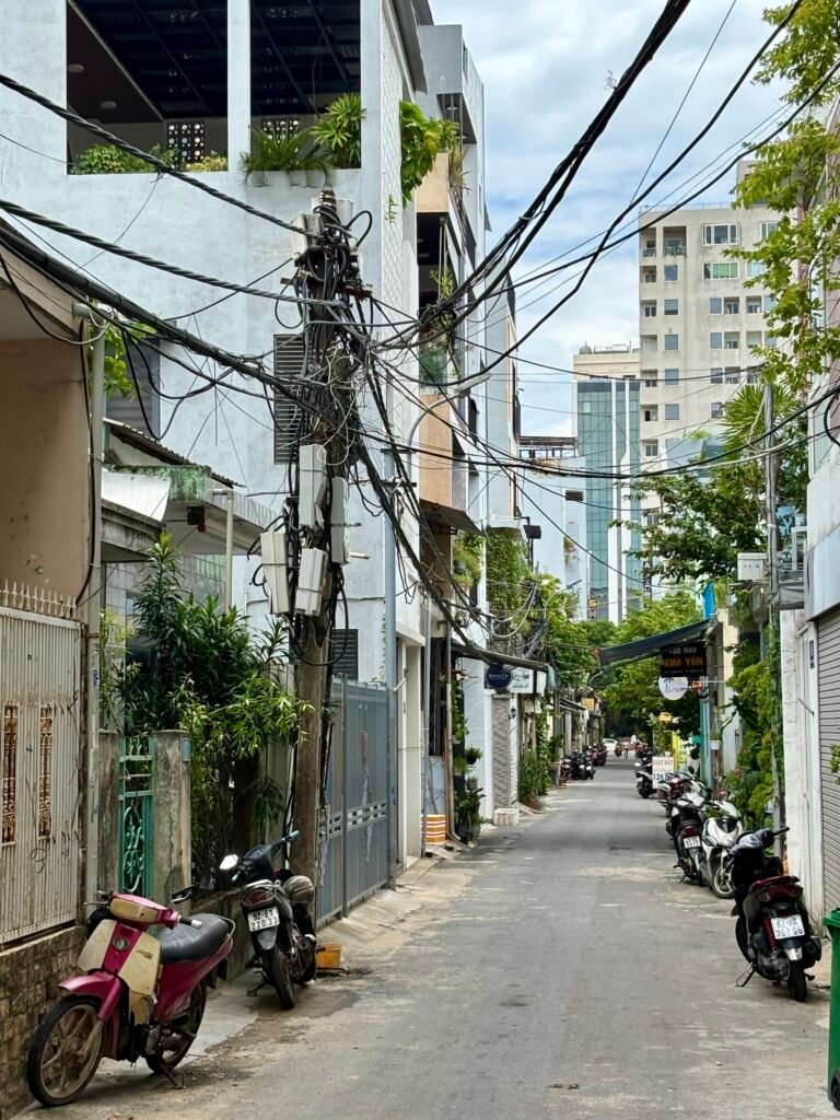 the street of Da Nang the street of Da Nang